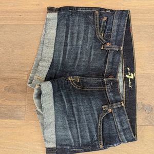 7 For All Mankind Jean Shorts, size 26